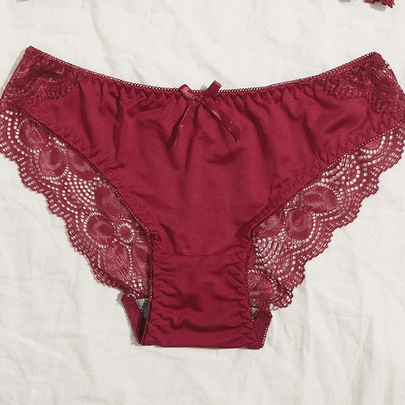 Wholesale Oem Sexy Hot Red Lace Floral Two Piece Bra And Panty Sets For Women Buy Sexy And