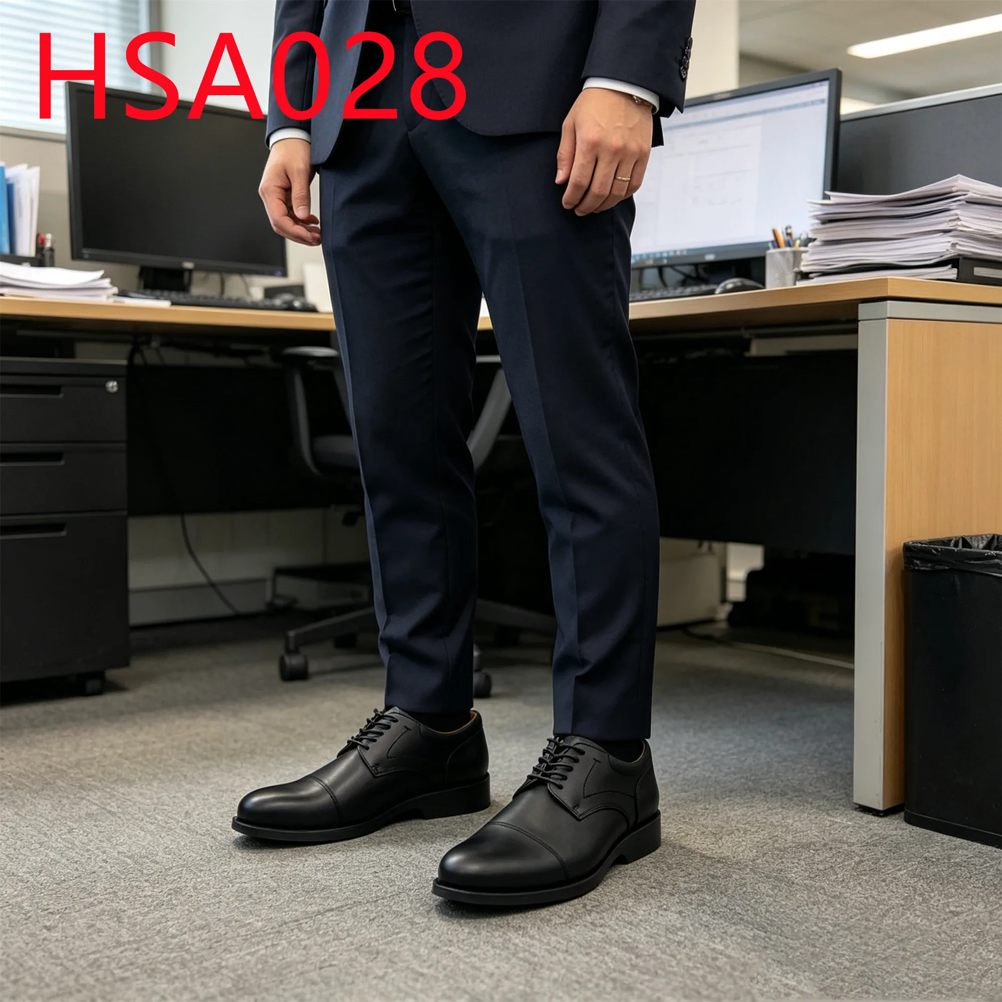 YYR,Daily Commuting Deodorant Insole Men Dress Shoes in Saudi Arabia Elegant Business Double Joints Design Office Shoes HSA028