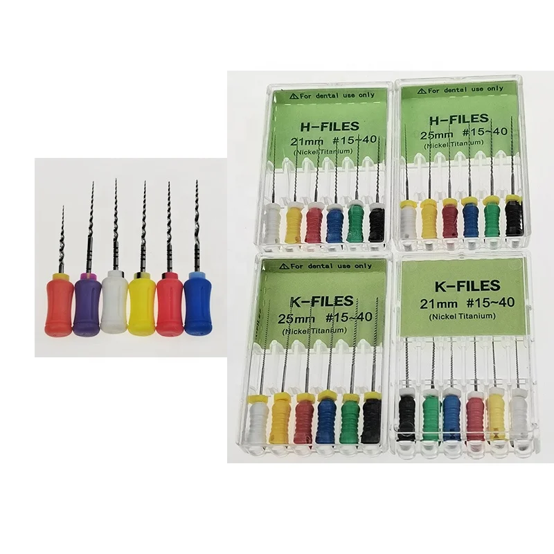 thumbnail image 2 of Easyinsmile 10 Packs Of Dental Stainless Steel K-Files - 25mm Length, #10 Size, Endodontic Hand Files 2 of 2