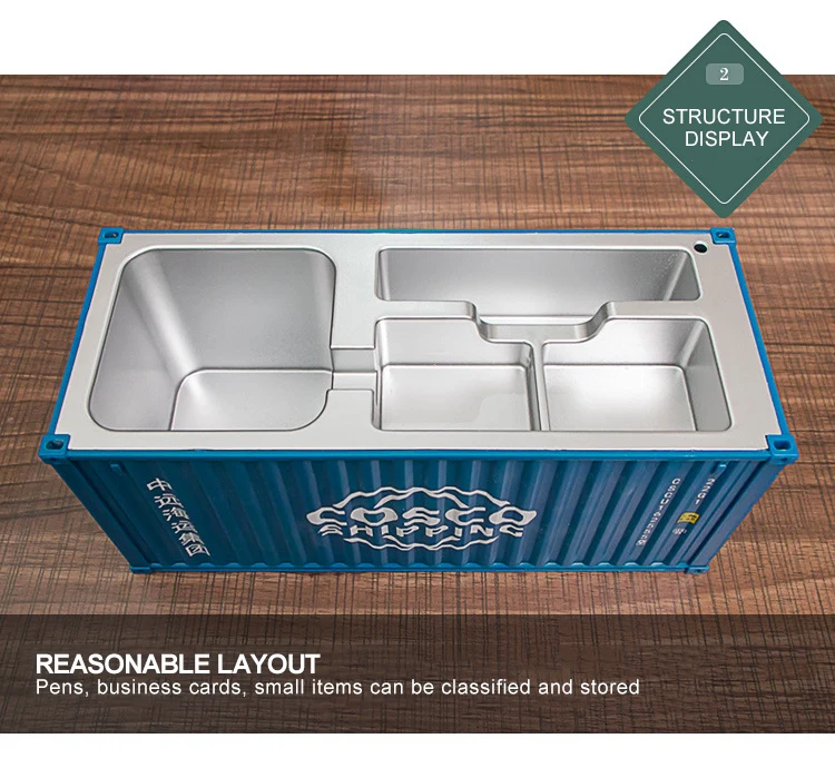Оптовая продажа, контейнер для хранения с логотипом на заказ, настольный органайзер, держатель для ручек и кистей для ногтевого дизайна, пенал, салонный инструмент для подарка