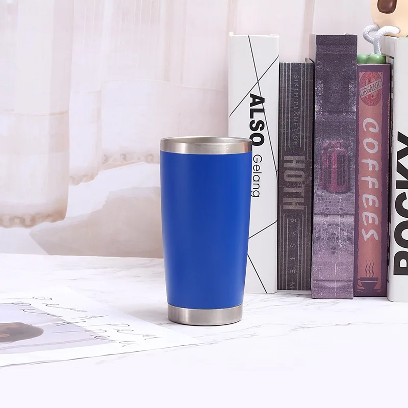 Bulk 20OZ Stainless Steel Tumbler Vacuum Insulated Travel Coffee Mug Reusable Thermal Cup Custom Printed Outdoor Car Activities