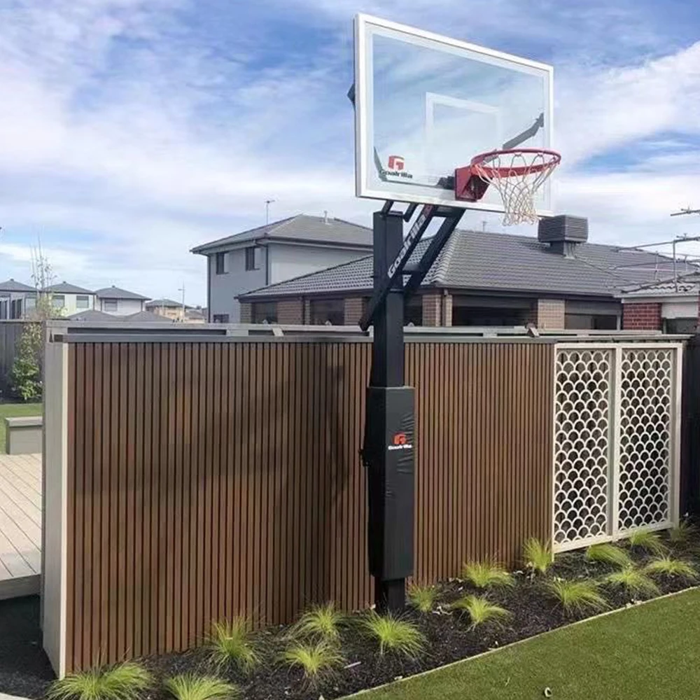 Wpc Wood Composite Wall Cladding Outdoor Decoration Wooden Natural Look Wall Panel Boards Uv Resistant for Garden Rooms Exterior