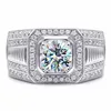 silver 1CT Moissanite