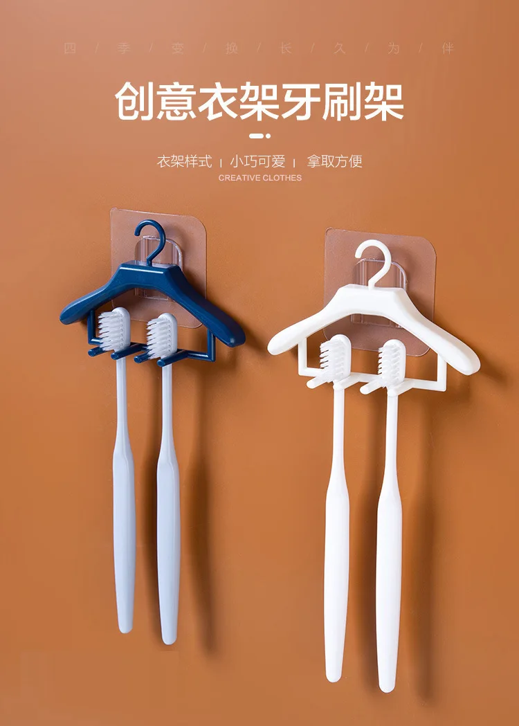 Creative wall hanging no punch glue hook hanger shape toothbrush holder Yellow rain boots table toothbrush holder factory