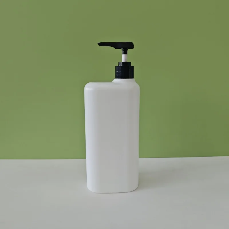 20oz 40oz HDPE Skin Care Cosmetics Packaging Plastic Shampoo Bottle With Pump