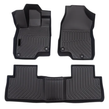 Waterproof car floor carpet odorless TPE floor liners full set front and rear row for Acura RDX
