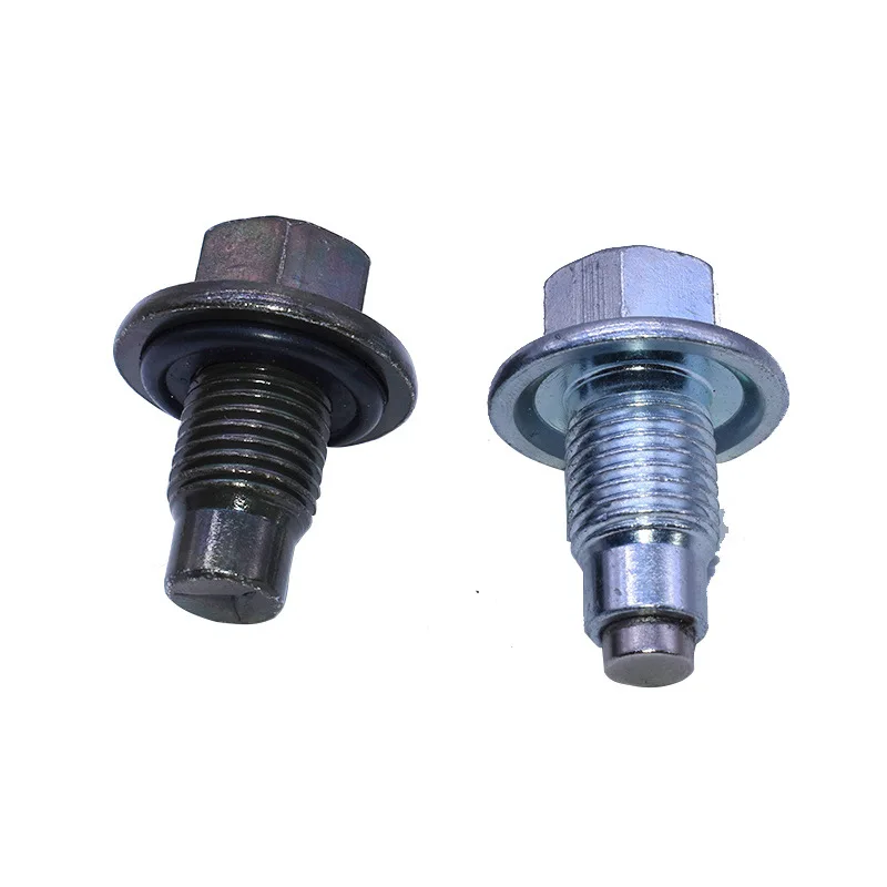 Bouchon de vidange d'huile, Bouchon de vidange d'huile magnétique de Moteur de Voiture, vis de Carter d'huile en Alliage de Titane, 6 Tailles M12 M14 M16 M20(M12 1.25