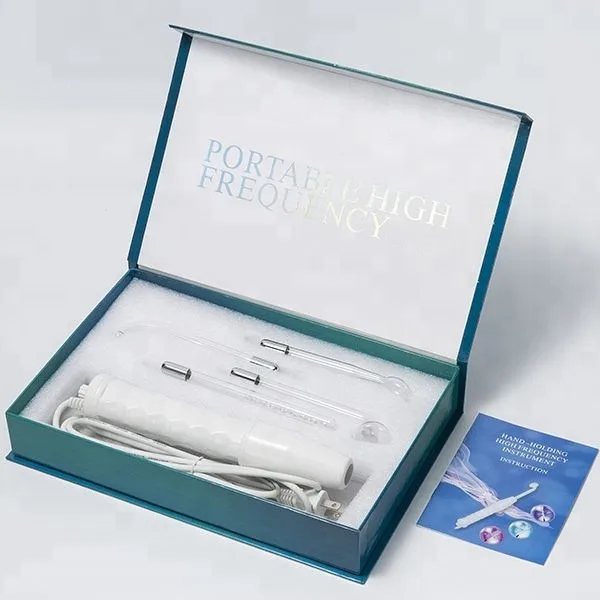 LZ--006A Portable 4 in 1 Handheld Electrotherapy High Frequency Skin Therapy Wand Facial Body Machine