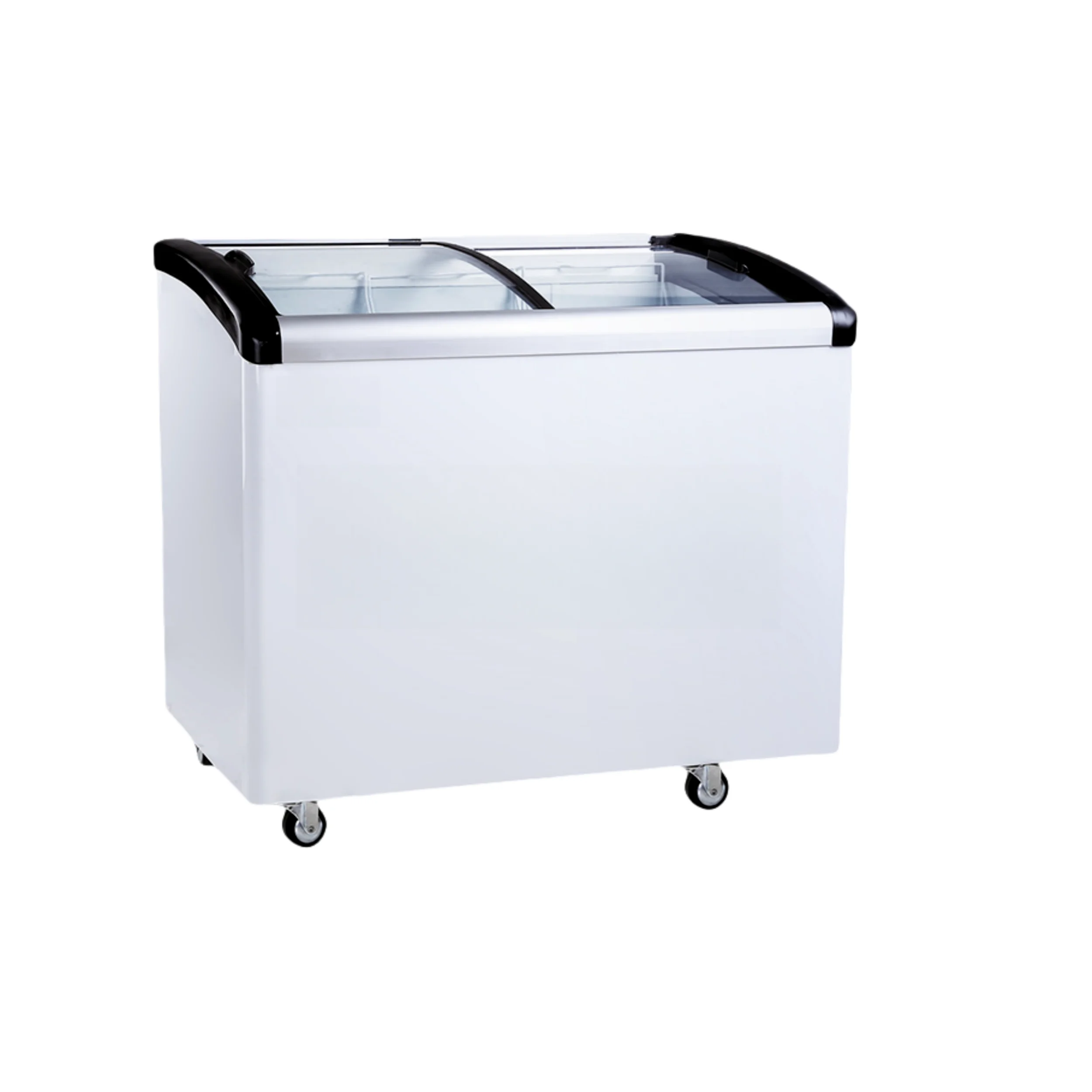 2024 Ice Cream Freezer Fridges Chest Freezer Glass Door Ice Cream Display  Freezer Showcase Refrigerator Refrigeration Equipment