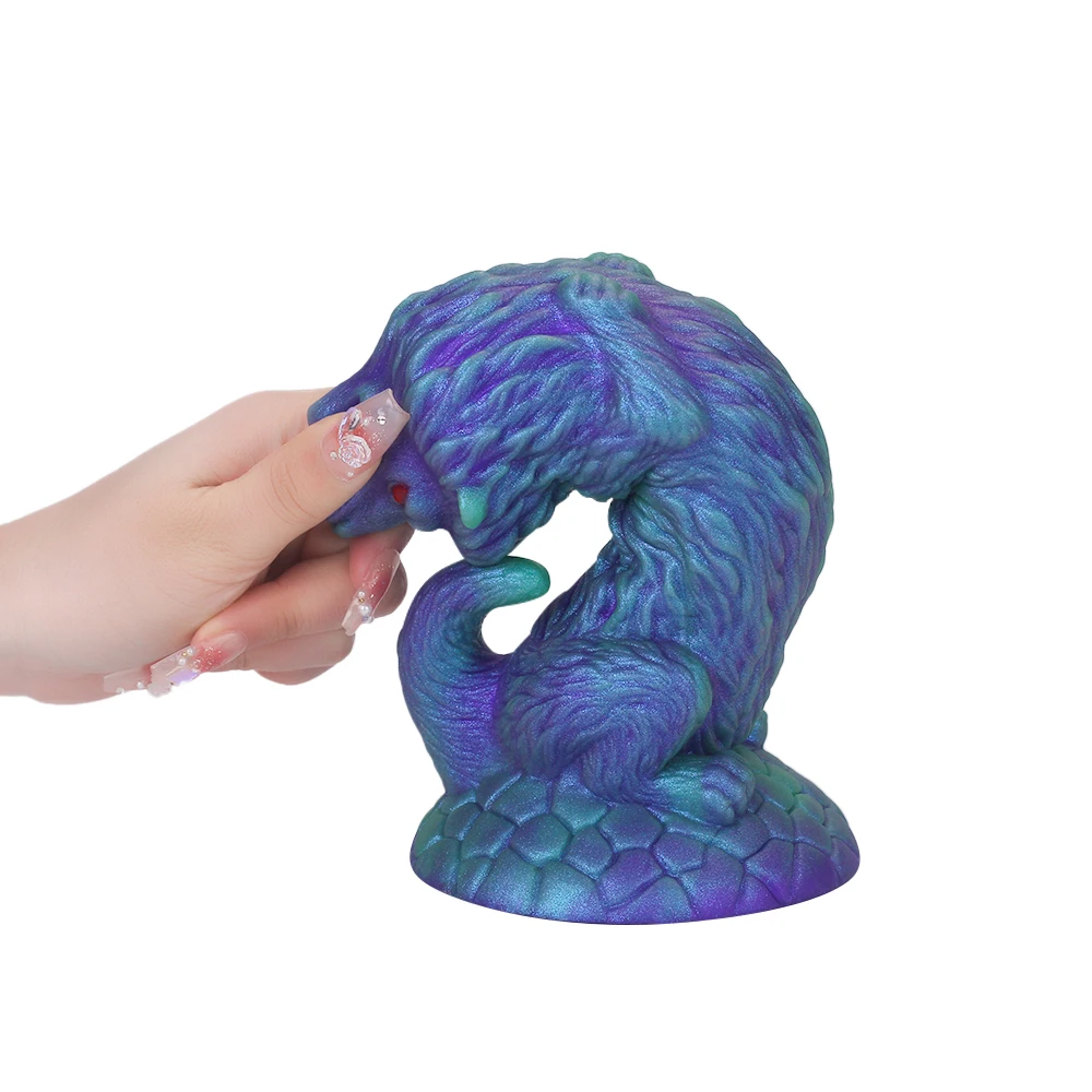 Wholesale Huge Silicone Lion Dildo - Soft Sex Toy for Women