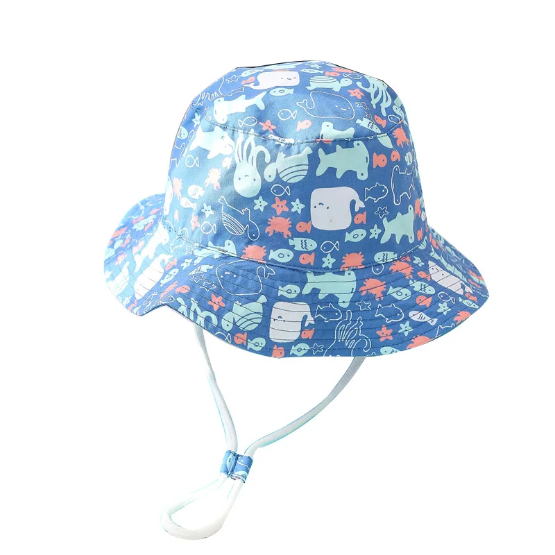 Summer Toddler Kids Baby Girls Boys Sun Hat Outdoor Neck Ear Cover Anti UV  Protection Caps