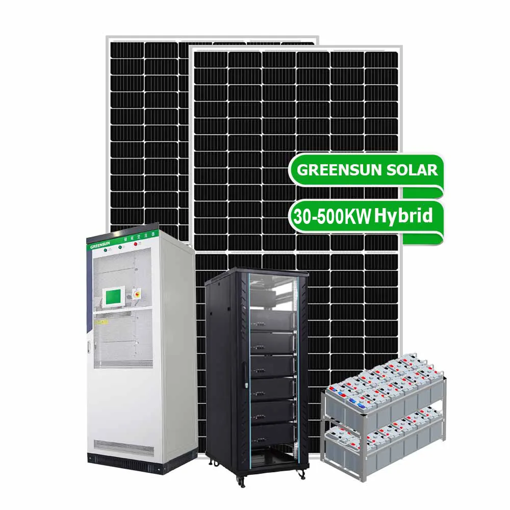 China Manufacturer 100KW Hybrid Solar Power System for Home Lighting