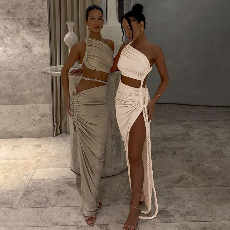 black dress front slit Twist Size(<a href=
