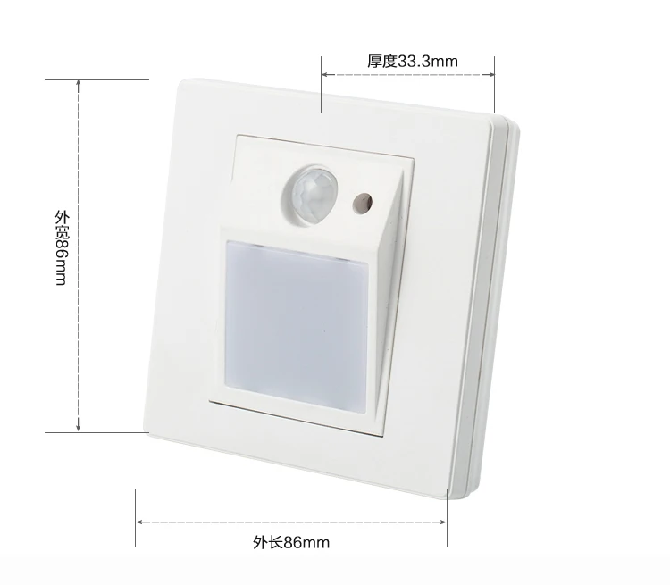 Light Control Infrared Induction Motion Sensor Stair Light LED 90Ra Modern SMD Waterproof Indoor Led Steplight Stair Light
