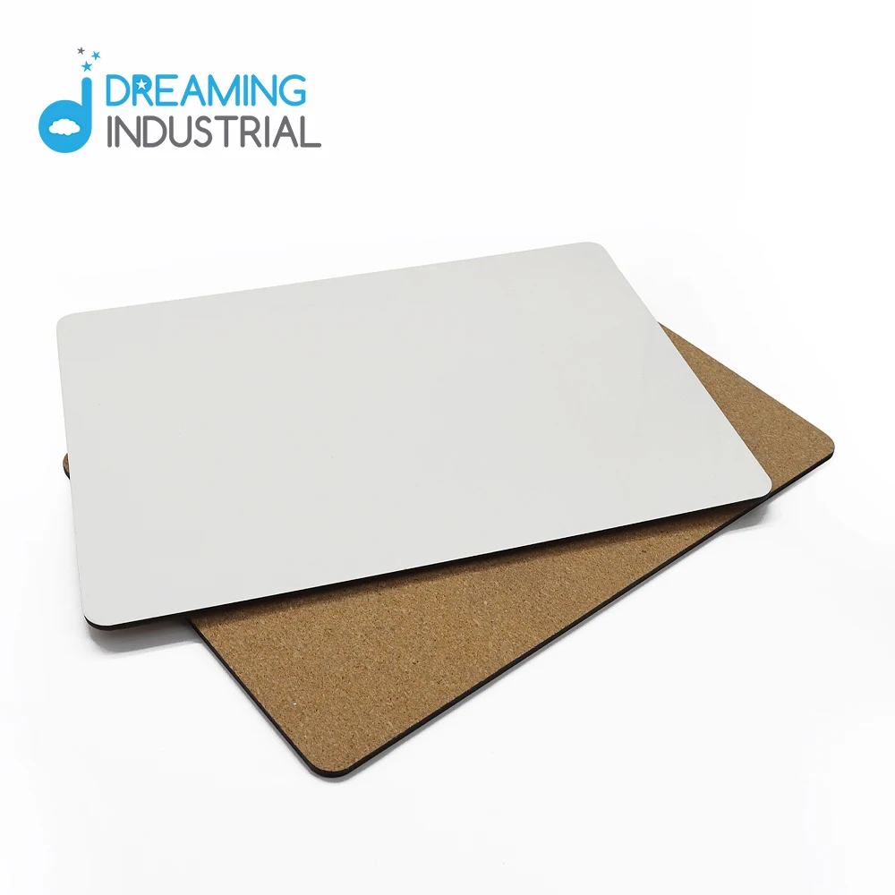 Сублимационная доска для сухого стирания МДФ односторонняя с пробковой задней 7 87*11