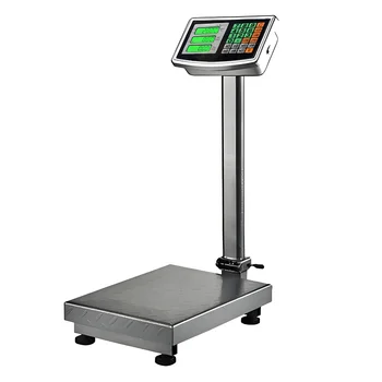 High Quality Stainless Steel Pocket Scale Large Capacity Electronic Balance 300kg 10g Accuracy Weighing Platform OEM Customized