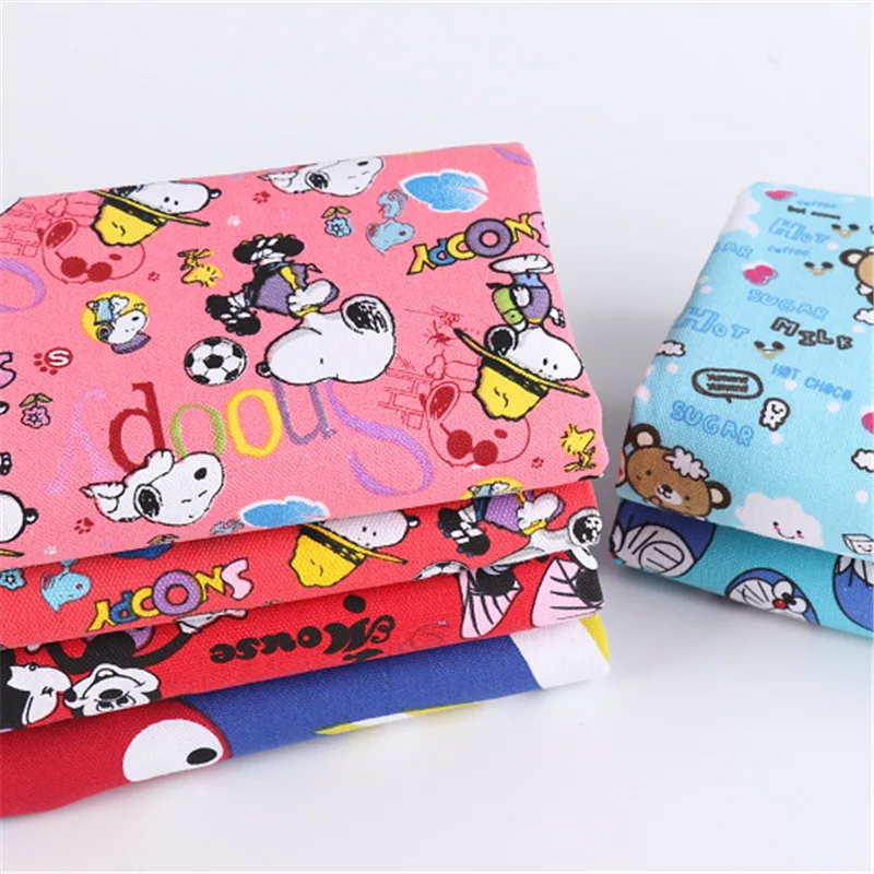 Custom Digital Printing Plain Waterproof 8OZ 16OZ 100% Cotton / 100% Polyester Canvas Fabric for Handbag