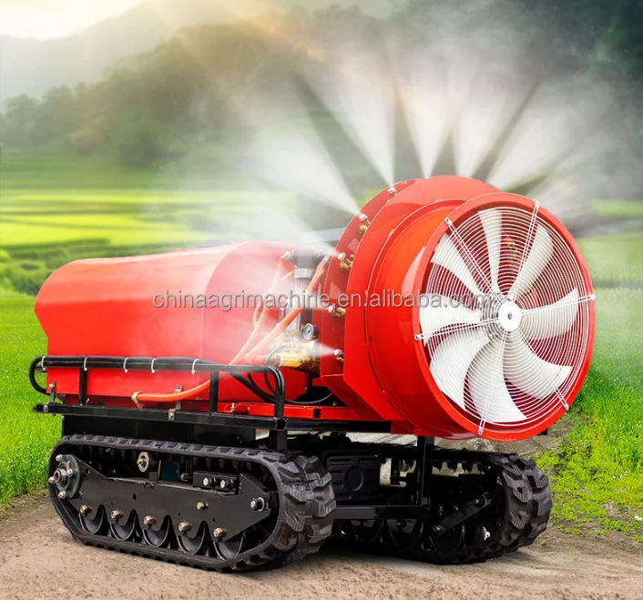 Remote Control Crawler Sprayer Robot for Agriculture