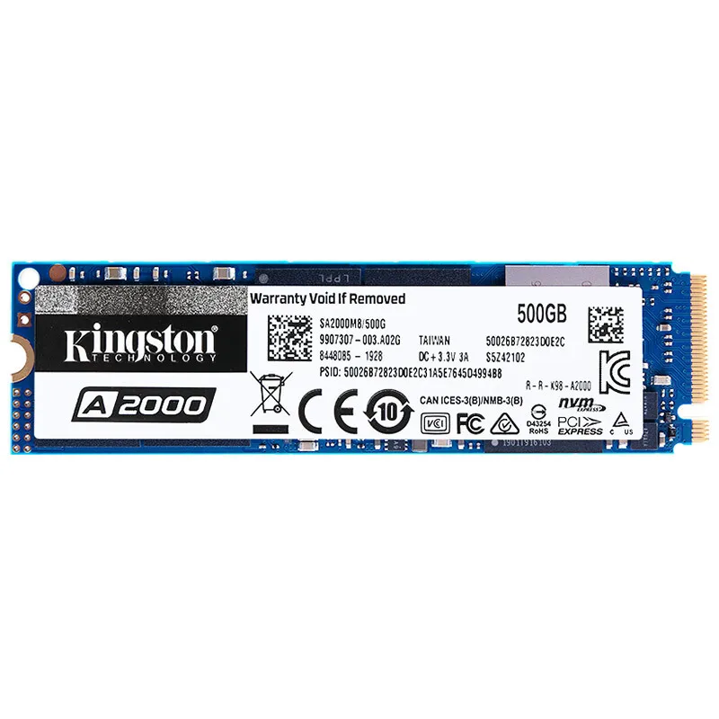 Smelte Medarbejder craft Wholesale 100% New original kingston A2000 SSD NVMe Interface PCIe M.2 2280  Solid State Drive Hard Disk For PC Notebook From m.alibaba.com