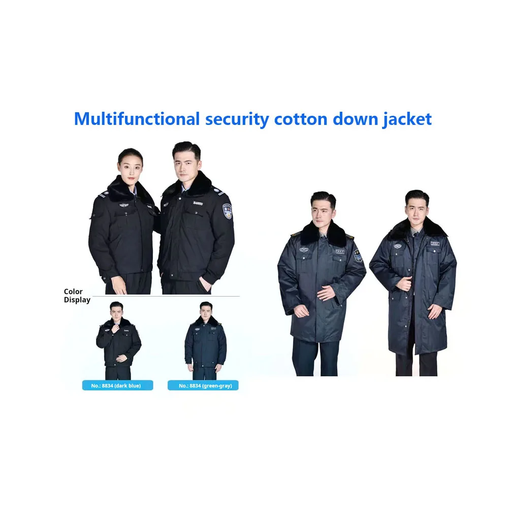 Customized Security Shirt Logo Print Design Security Guard Uniform Suit Security Guard Officer Unifo