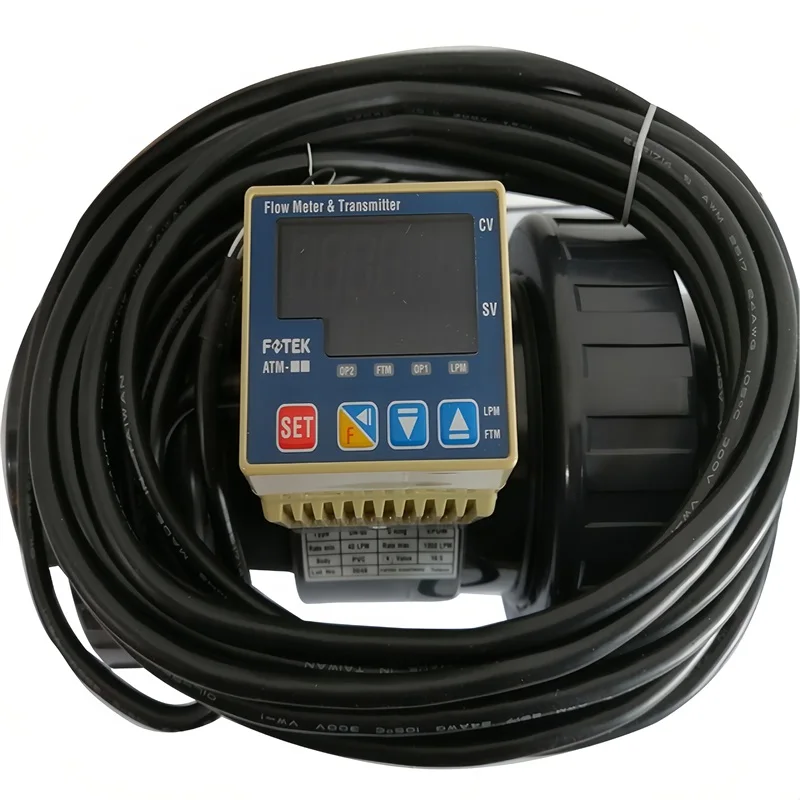 ATP Series NPN Paddle Wheel Flow Sensor with RS-485 or MODBUS Output New Condition Total Meter