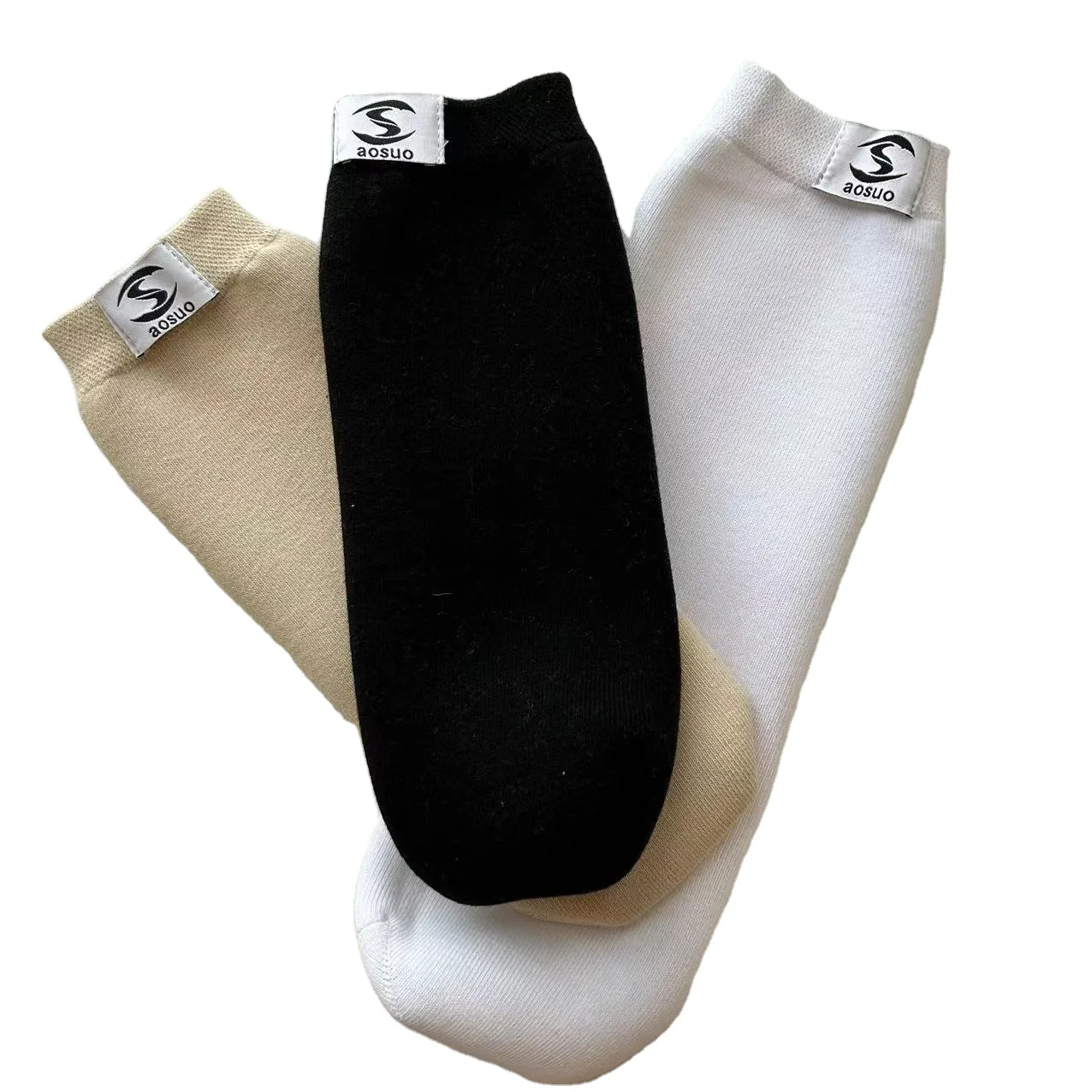 5 Calzini Protesici Per Amputati Sotto Il Ginocchio – Ispessiti In Cotone, Elastici E Traspiranti, Taglia XL - 3