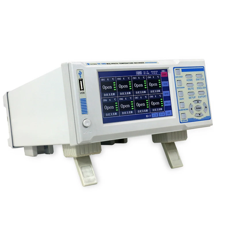 IV380 16 Channel Multi Channel Temperature Data Logger High Resolution USB Temperature Data Logger Temperature Inspection