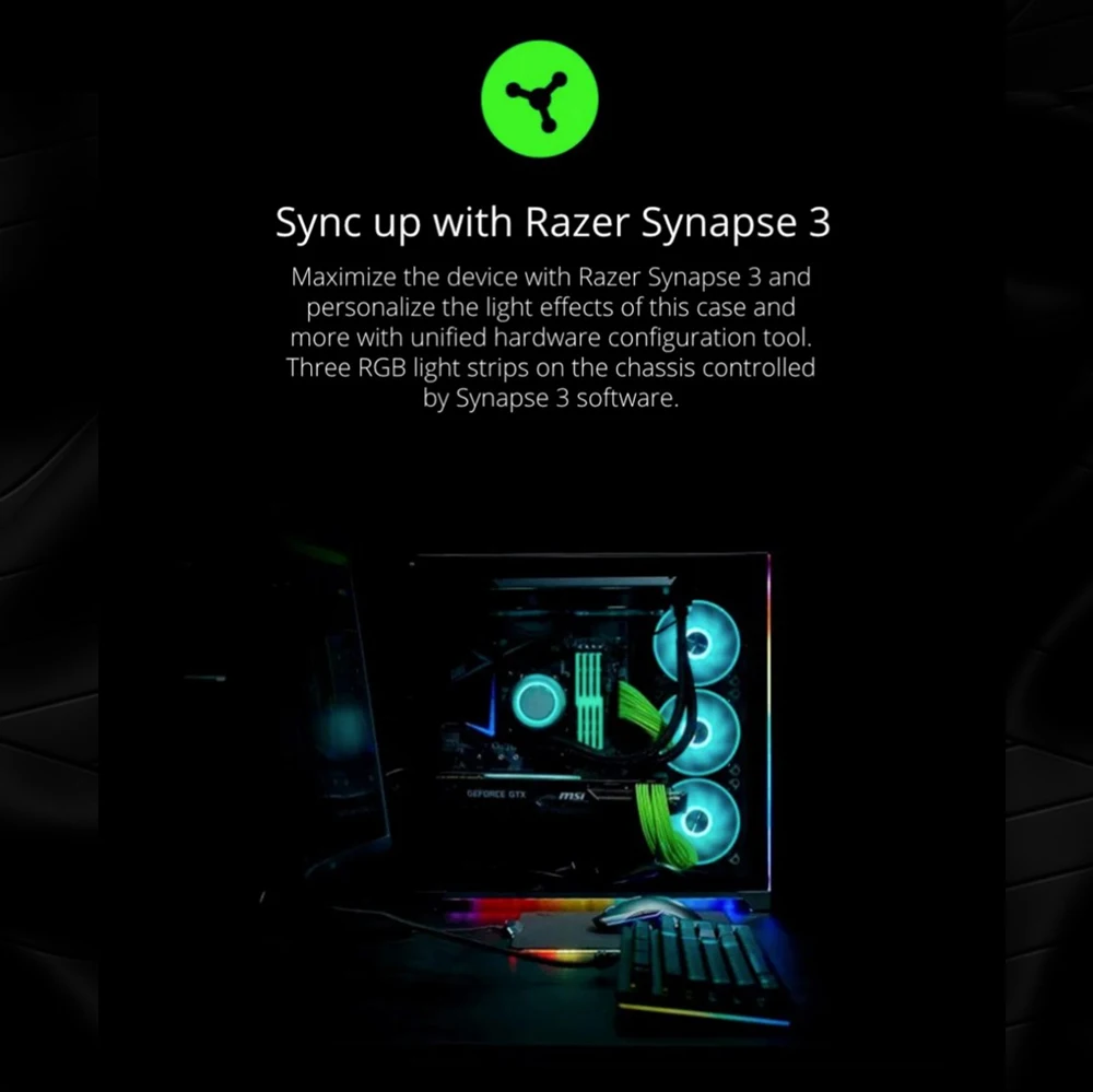 Lan Li Razer Lian Li O11 Dynamic&razer Edition - RGB Support & Dual Chamber