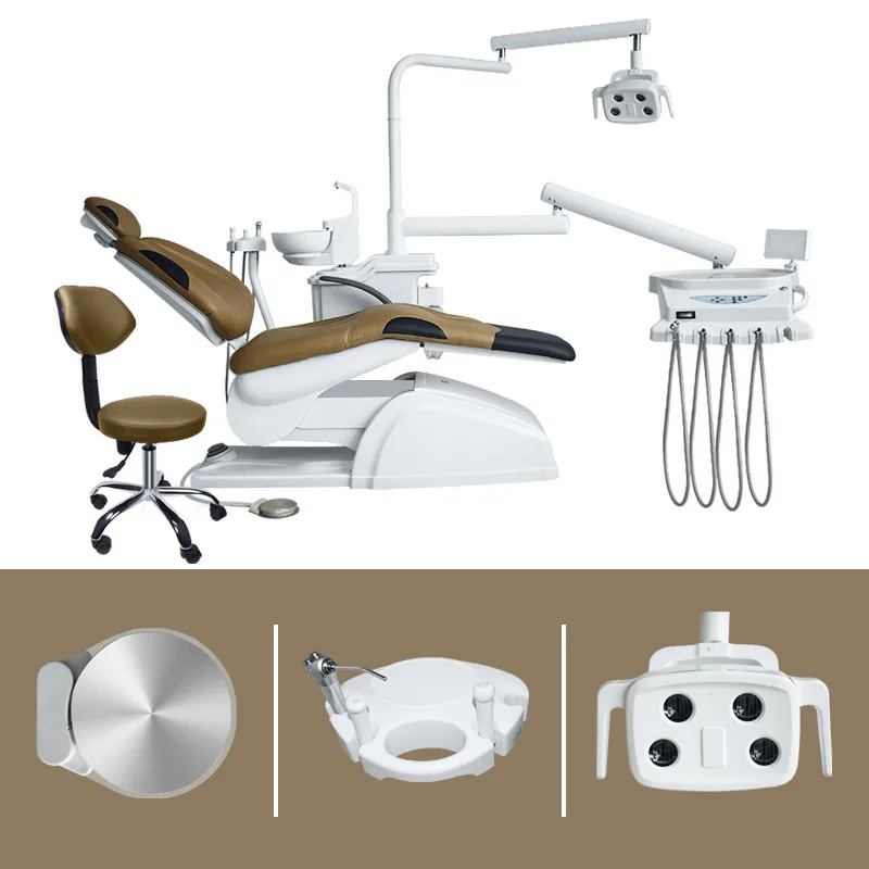 Light Led DENTAL UNIT CHAIR Price Exporter Parts Dental Portable Chair with armrest manufacture