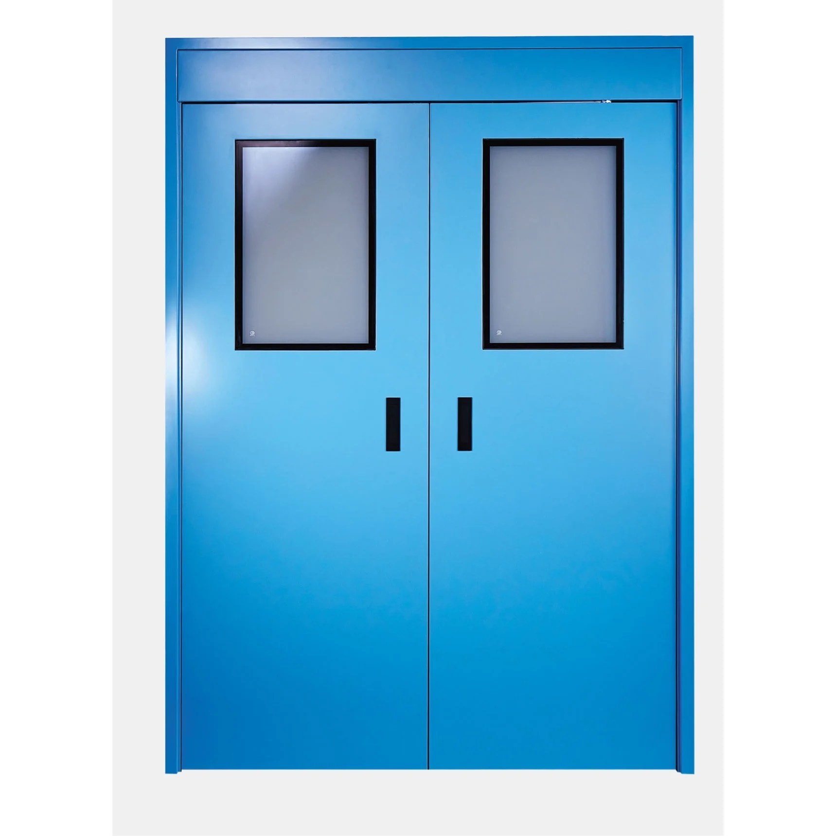 GMP Steel door automatic Double Leaf Door Thermal Insulation Cleanroom door