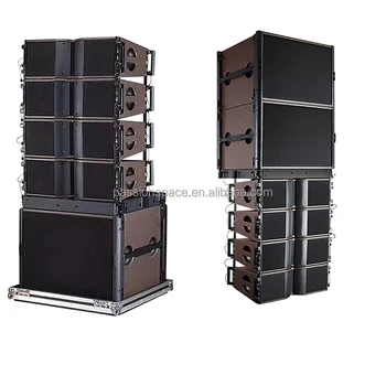 Professional audio system full set Active Passive dual 8inch 10" line array speaker subwoofers 18 inch powered speakers