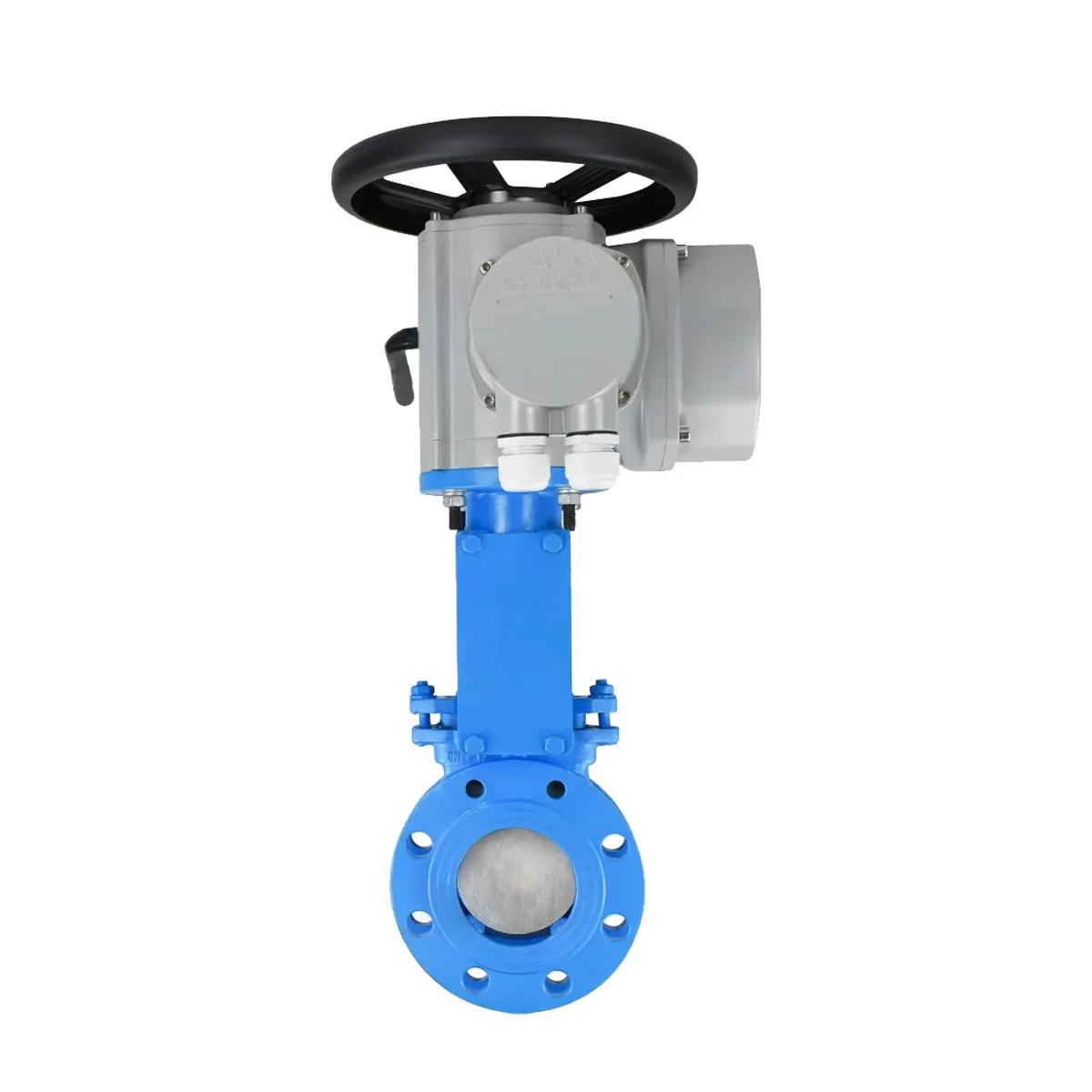 PZ973X-16C Electric Actuator Knife Type Stainless Steel Gate Valve