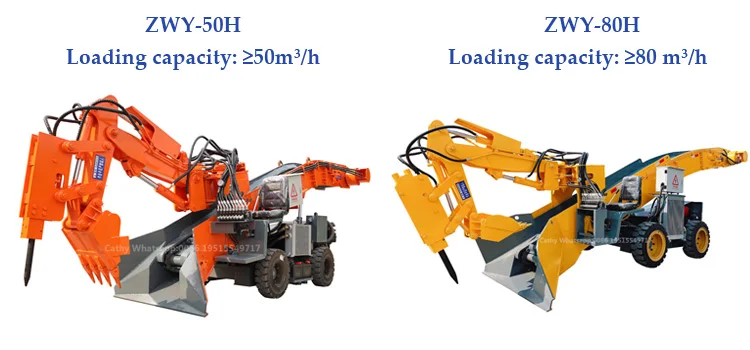 Zwy-80h 2024 Mucking Rock Loader,Mini Underground Wheel Mucking Loader ...