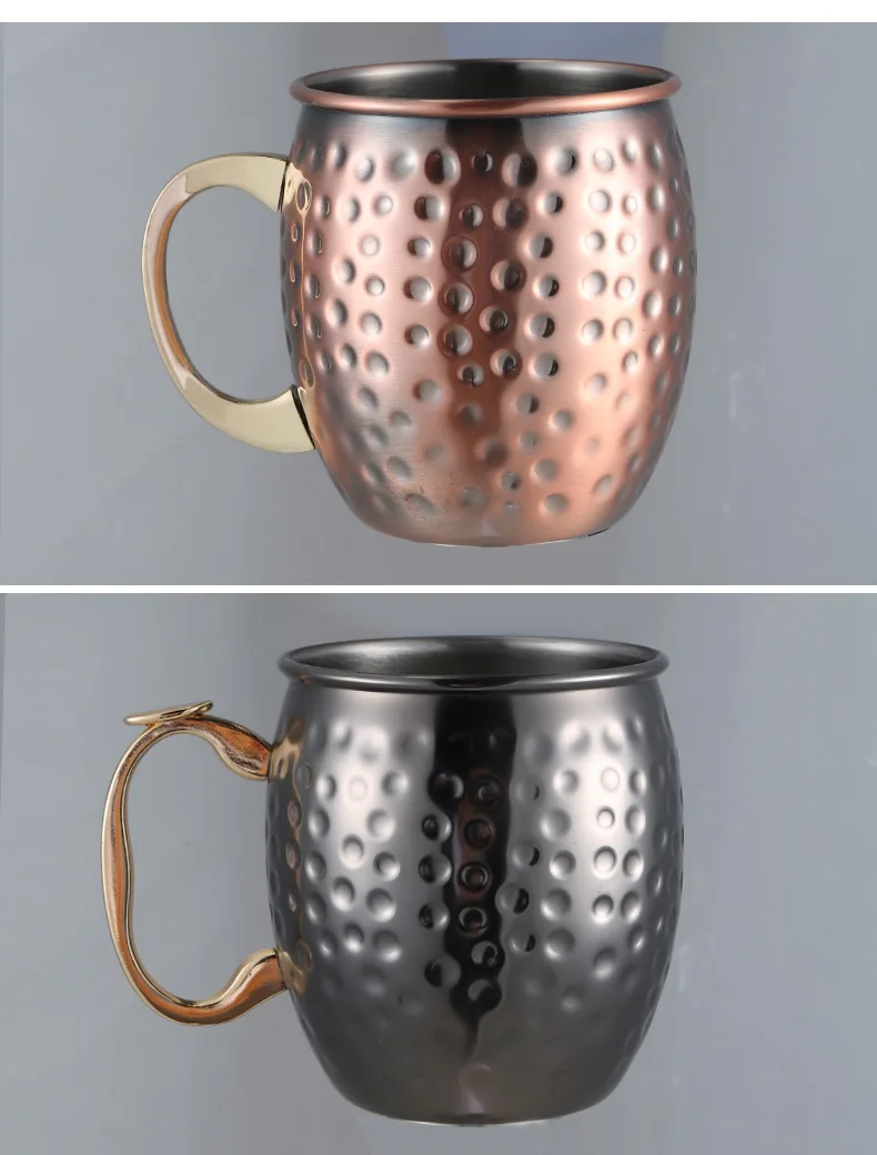 GRAINEX ENGINEER 2 Oz. Solid Copper Mini Moscow Mule Shot Mug, Set Of 4 Authentic 100% Solid Copper Hammered Moscow Mule Mug 2-Oz Shot Glass - Set Of