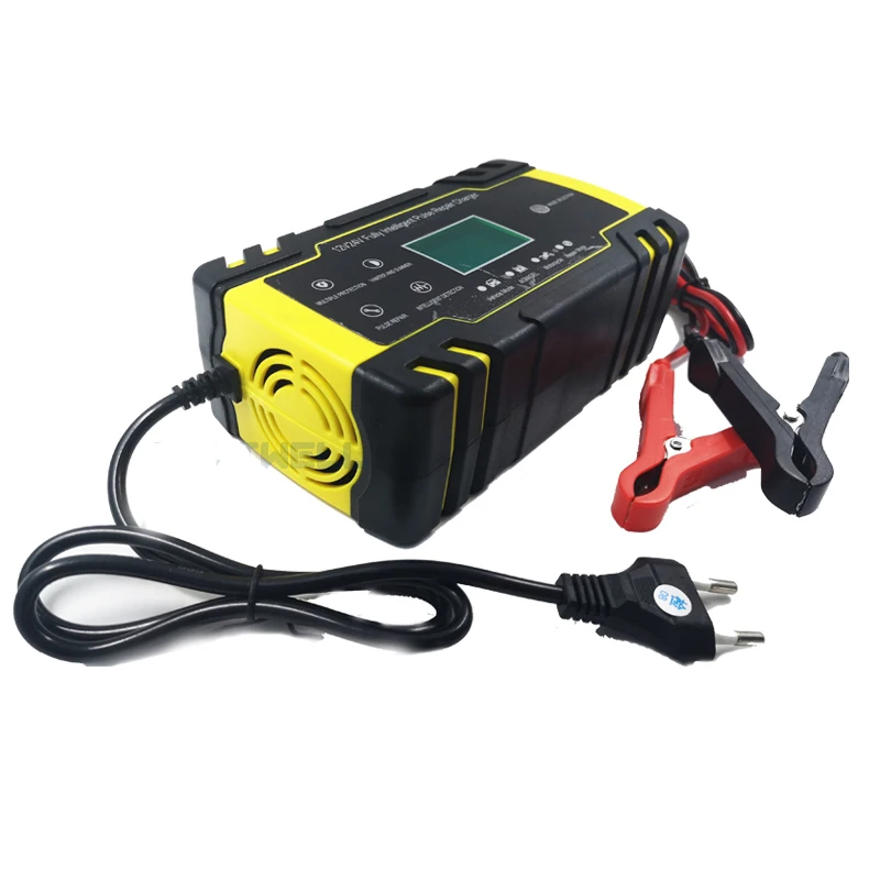 Cargador de batería de coche de carga rápida 12A 12V 24V