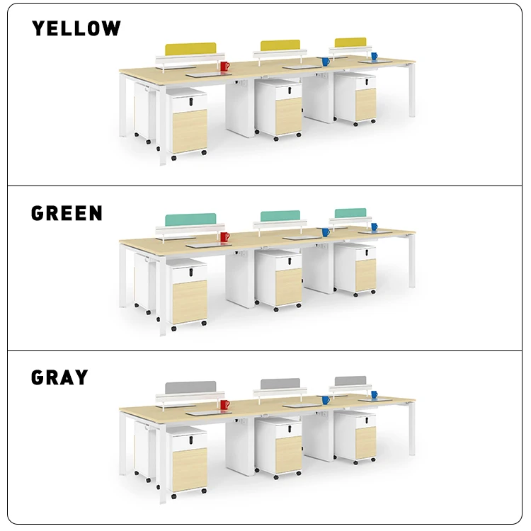 2023 современная мебель офисные столы 2/4/6 человек Call-центр Выдвижная рабочая станция