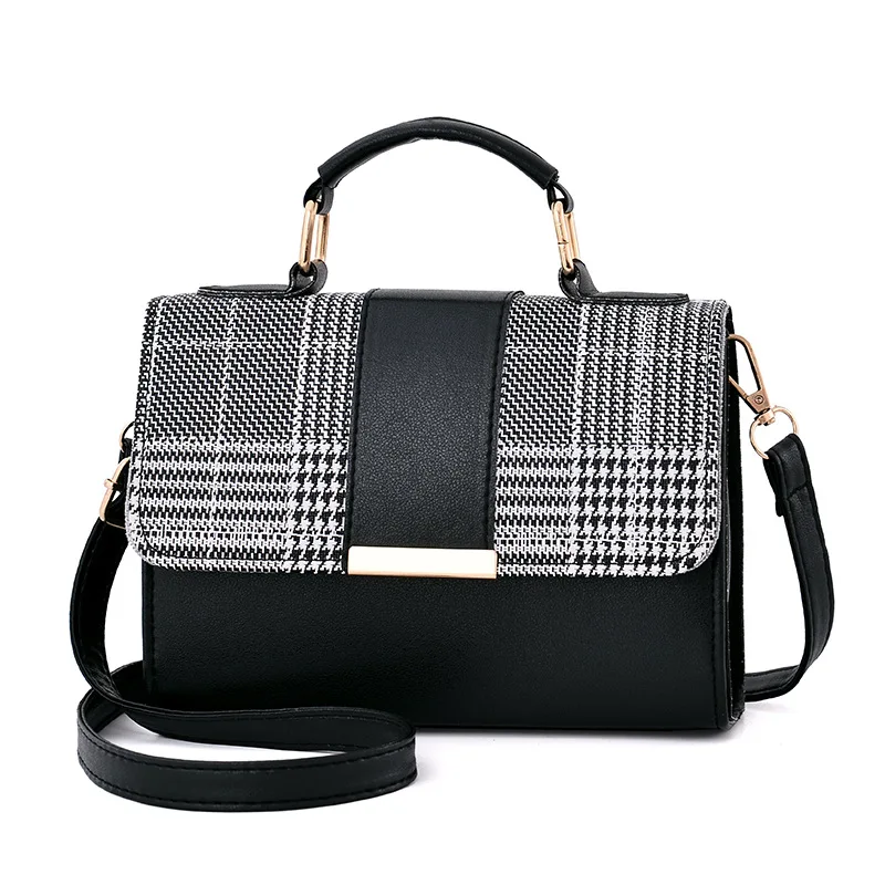 China Guangzhou wholesaler  luxury leather shoulder bag women /crossbody fashion bags /3-piece women purses handbags
