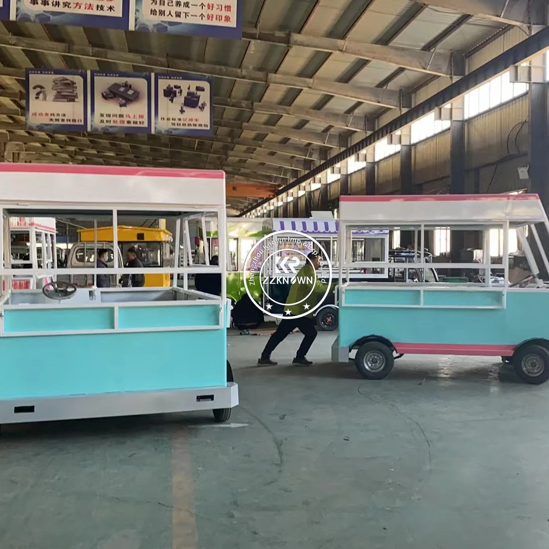 Cute Donut Ice Cream Juice Mobile Food Cart 110V USA Standard Commercial Small Electric Food Truck Cute Donut Ice Cream Juice Mobile Food Cart 110V USA Standard Commercial Small Electric Food Truck