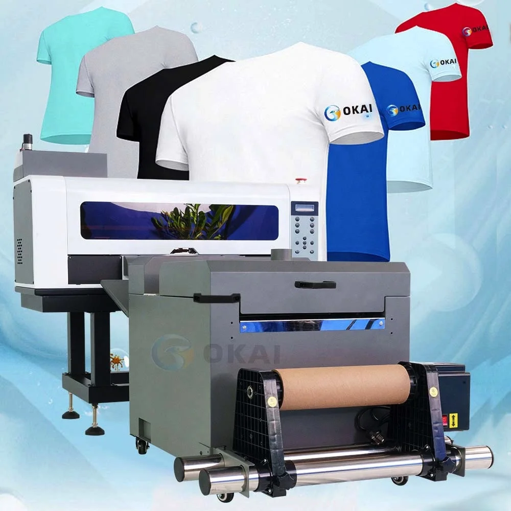 Okai 30cm A3 13 Inches Width Dtf Printer Shaker Dryer with Dual I3200 Xp600 4720 Printing Machine Inkjet Printers