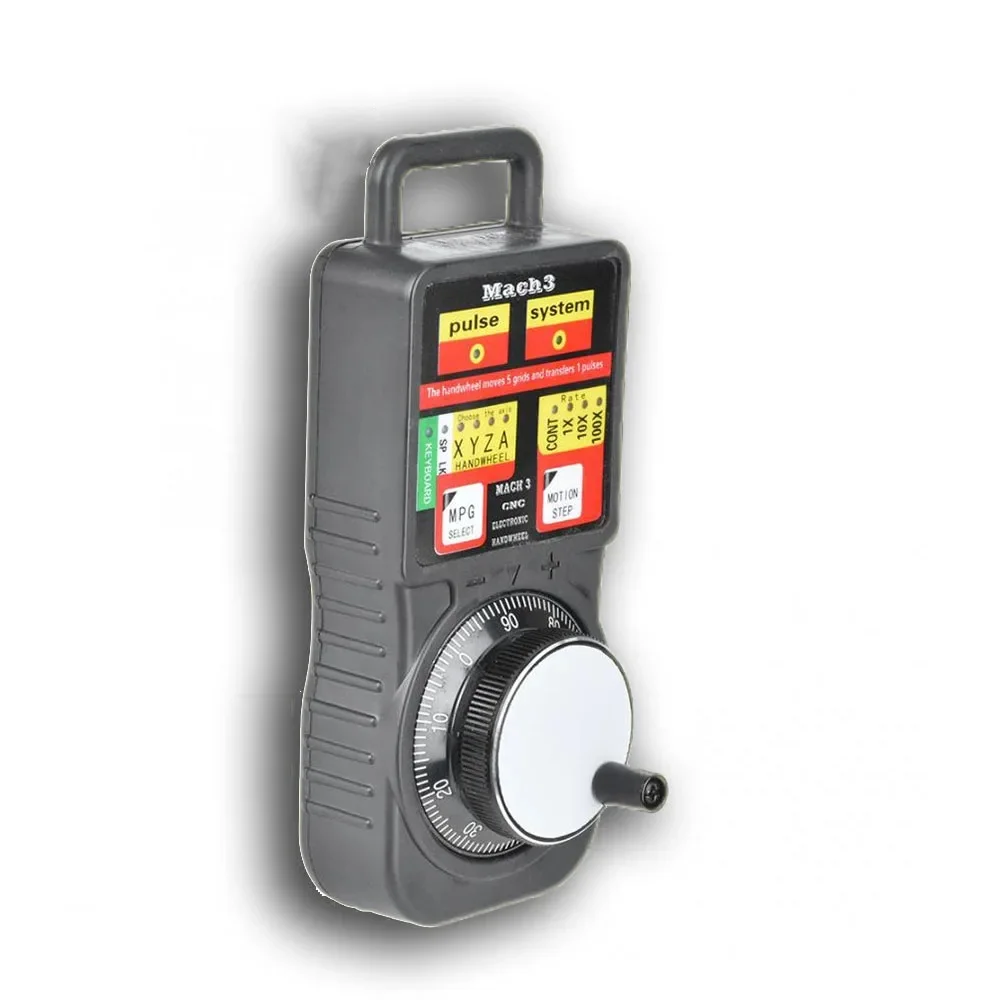 CNC MACH3 USB Industrial Electronic Handwheel MPG4 4 Axis Manual Pulse Generator MPG Pendant Handwheel