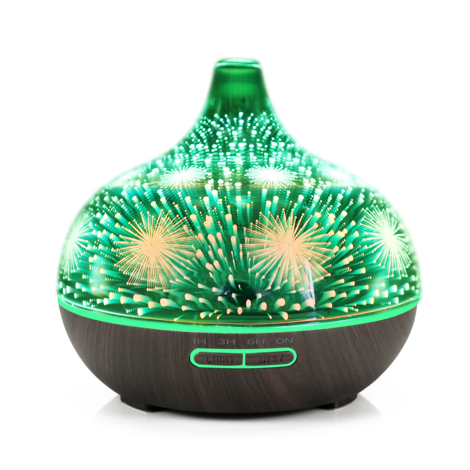 tuya smart wifi 3d vetro aroma diffusore/400ml olio essenziale aromaterapia  diffusore d'aria ad ultrasuoni umidificatore/umidificatore d'aria