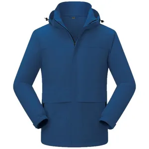 High-end Business Integrated Silver Velvet Padded Charge Clothes Custom Advertising Fleece Jacket Windproof Waterproof Zipper