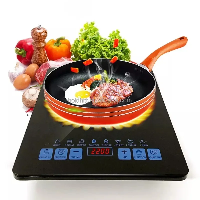 2200w Portable Sensor Touch Induction Cooktop Countertop Burner Hot