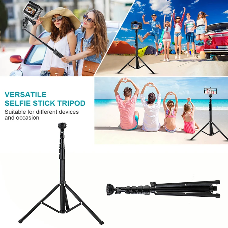 3 In 1 Remote Control Flexible Selfie Stick wireless Tripod Fill light Camera Mobile Phone Selfie Stick Tripod for Smartphone