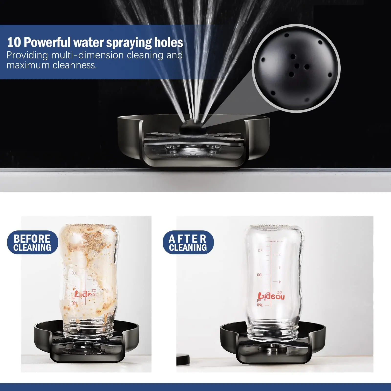 Commercial Bar Cafe Automatic Bottle Cleaner Glass Rinser Cleaning Tool Kitchen Cup Washer Buy