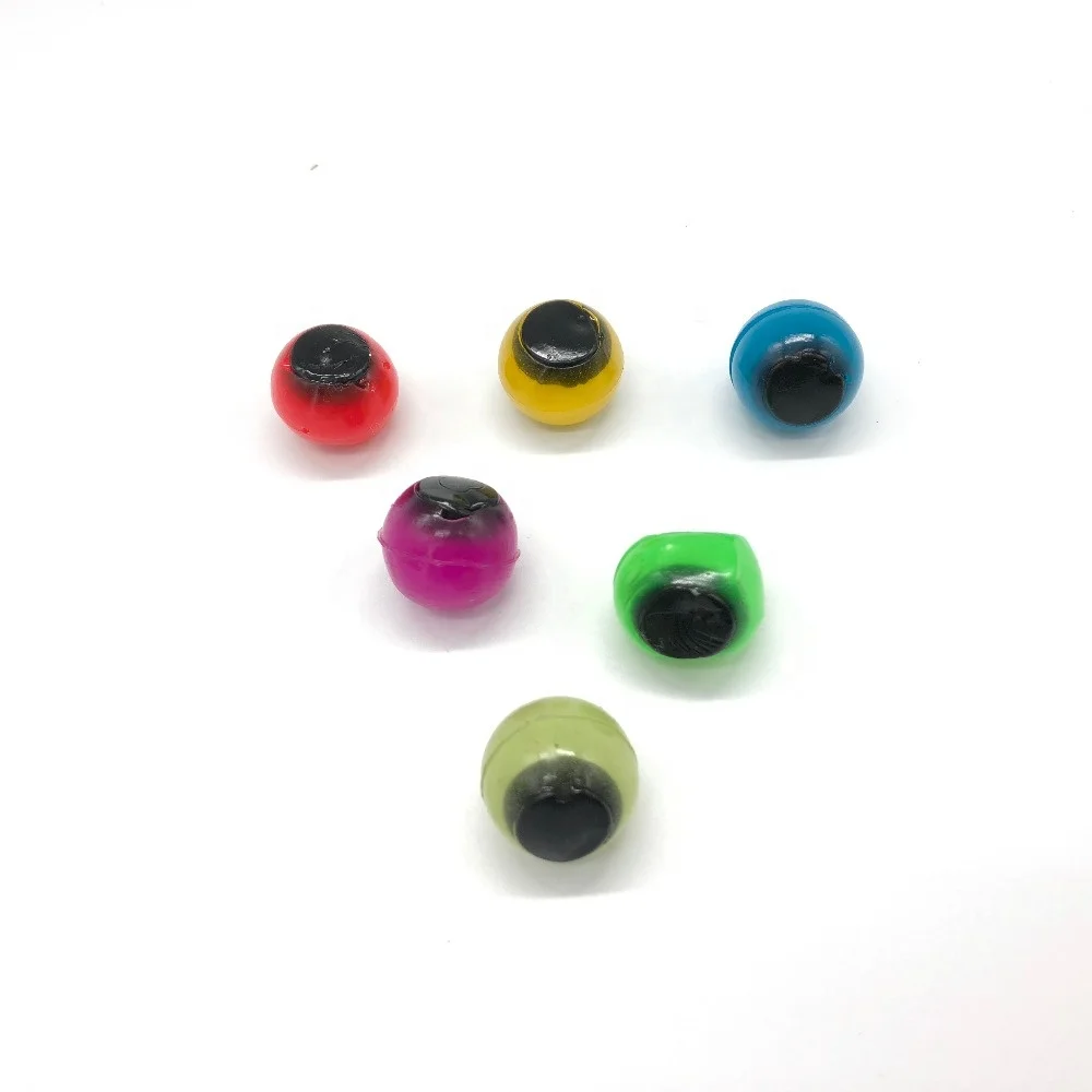 Wholesale Mini TPR Capsule Toy Colorful Horrible Squishy Sticky Jelly Eye Balls Splat Stress Ball Toys for Kids Aged 5 7 Years
