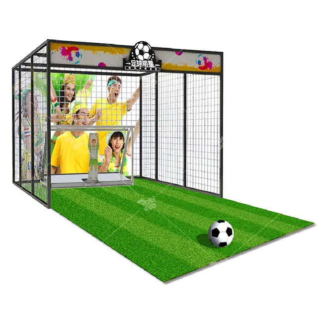 Домашняя игровая площадка Pokiddo интерактивный спортивный батут аттракционы футбольная игра интеллектуальный футбольный робот