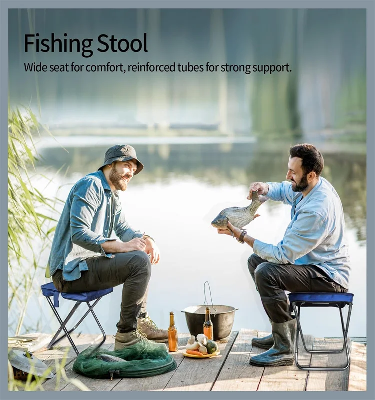 Outdoor Gardening Ultralight Backpacking Stool Portable Folding Stool Camping Stool