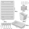 Square plate set 1 white