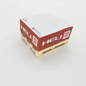 Custom Print Shipping Container Shape Paper Memo Cube Blocks 3D Self-Adhesive Notepad Pad Stickynote Pad